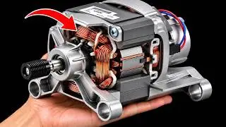 No More Electricity Bills! 220V Generator Using a Washing Machine Motor