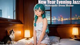 New Year Evening Jazz at Home | 🐈 Fat Cat's Road Trip | 1 Hour Jazz Mix