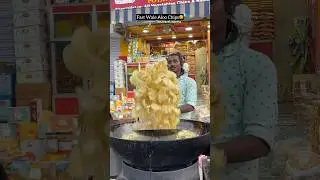 FAST WALE ALOO CHIPS😍 | Indian Street Food #shorts #shortvideo #trending #viralvideo