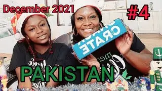 SNACK CRATE SUBSCRIPTION BOX | DEC 2021| PAKISTAN|UNBOXING|AMERICAN TASTING & REVIEW|