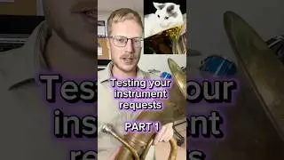 Testing your band instrument requests #banddirector #band