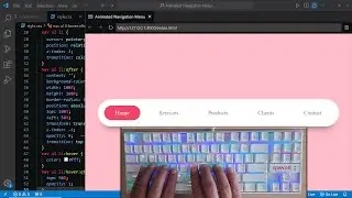 ASMR Coding🌟Animated Navigation Menu🌟No Talking