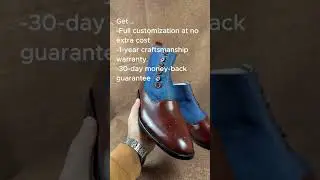 Handmade Men Two Tone Denim Button Boots for casual everyday wear