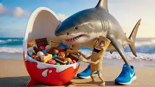 Tung Tung Sahur made & eat Brainrots Kinder Joy Chocolate Eggs (Brainrot Music Video)
