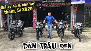 Gi&aacute; xe Yamaha Exciter - Jupiter - Sirius th&aacute;ng 5/2020 ▶️ D&agrave;n tr&acirc;u đen của YAMAHA 🔴 TOP 5 ĐAM M&Ecirc;