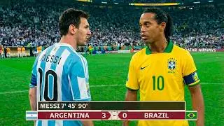 The Day Lionel Messi Showed Ronaldinho Who Is The Boss