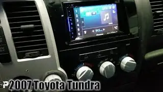 2007 Toyota tundra radio removal