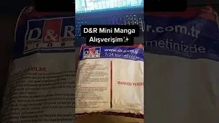 D&R mini manga alışverişi✨📚 reklam değildir #manga #kitap #shorts #meyzileyoutubeshorts