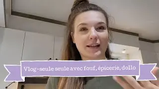 Vlog-&eacute;picerie, dollo, premi&egrave;re semaine seule avec Billie
