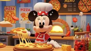 Minnie Mouse Pizza Shop Adventure 🍕🐭 | Fun Cooking Story for Kids