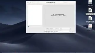 How to reset printing system in Mac