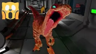 I Finally Escaped 🏃&zwj;♂️From Dinosaur Lab | Dino Terror Horror Game !