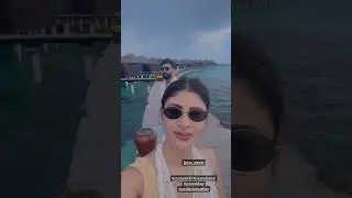 hot actress mouni roy looks sexy in bold dress #viral #navel #bikini #oops #beach (1)