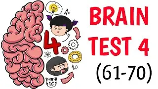 Brain Test 4:Tricky Friends Levels 61 62 63 64 65 66 67 68 69 70 #argaming #braintest4 #viralvideo
