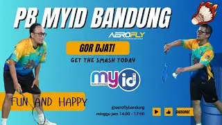 MIKAEL/OBETZ vs M.UYA/BOB | Aerofly Badminton Bandung | Double