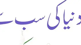 دنیا کی سب سے بڑی دولت – نیک بیوی | حدیثِ نبوی ﷺDeen_E_Muhammadiya_Official_1M is live