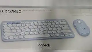 Logitech Pebble 2 Combo Keyboard Mouse, Tonal Blue #logitech  #combo  #keyboard  #mouse