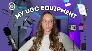 MUST HAVE Content Creation Tools | My UGC gadgets, lighting set up, props & backdrops from Amazon