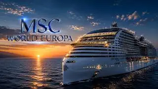 MSC WORLD EUROPA the Luxury Cruise Ship!