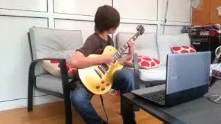 J playing a long to Green Day