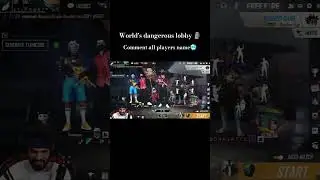 world's dangerous lobby 🗿 #shorts #freefire #gaming #shortvideo #viral #trending #esports