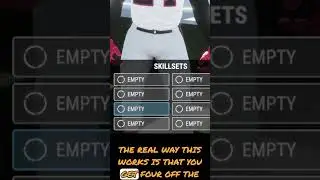 How skill sets are gonna work in ESG Football 24 video creds @playesg #nfl #esgfootball24 #gaming
