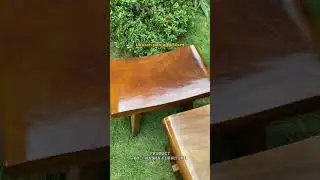 Kursi Stool Ala Jepang #kursicafe #kursistool #kayutrembesi #furniturejepara #hasnafuriture