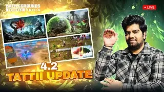 BGMI LIVE  NEW UPDATE 4.2 THE JUNGLE EVOLVED VERSION  - STREAMING LIVE  GENTLEMAN GAMING