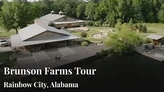 Brunson Farms in Rainbow City, Alabama--Full Venue Walkthru Tour #alabamaweddingvenues