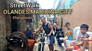 Amazing Walk on the streets of Olandes Marikina City Philippines