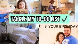 TACKLE MY TO-DO LIST | CLEANING, PARTY PLANNING, GROCERY SHOPPING AND HOME DECOR HAUL