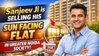 Sajeev Ji is selling his flat in Society in Greater Noida ग्रेटर नोएडा की सोसाइटी में फ्लैट बिकाऊ 