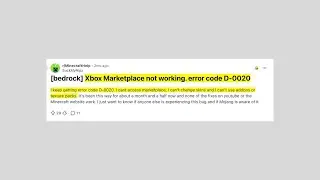 Wie behebt man den Minecraft-Fehlercode D-0020?