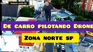FILMAGEM DE DRONE DENTRO DO CARRO. #DRONE #mandaquionline #zonanortesp