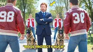 They Corner Chuck Norris &mdash; Then the Military Dogs Advance