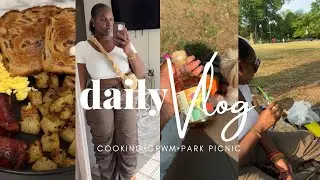 Daily Vlog | Solo Picnic at the Park | Cooking Breakfast | Atlanta Traffic