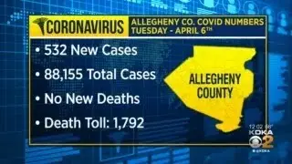 Allegheny County Health Department Reports 532 New Cases, No Additional Deaths