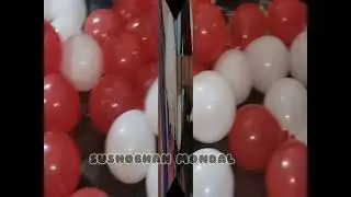 Balloon decoration ideas 💡 birthday decoration entry gate #ওয়ার্ক #flowers #ডেকোরেশন #wedding