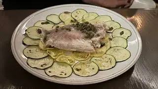 ORLA Mediterranean by Michael Mina 'Lobster Salad, Salt Baked Sea Bream' at Mandalay Bay August 2024