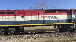 NS 4074 And BCOL 4625 on CN M335 in Millington, Tennessee