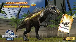ACROCANTHOSAURUS Nivel 40; Modo INFINITO; An&aacute;lisis Eventos Semanales; Jurassic World The Game