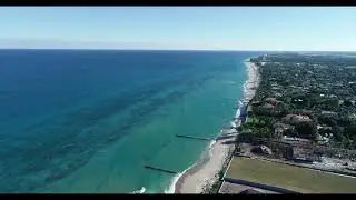 Palm Beach FL drone flight