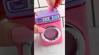 Cute Mini Washing Machine Slime Maker Satisfying Video ASMR! #shorts #mini 🫧