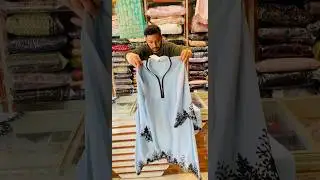 🩵beautiful Pakistani frock kurti trouser#fashion #shorts #viralvideo #kurti #trouser #suit #dress