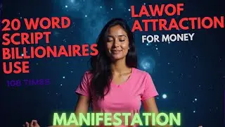Manifestation 20 WORD SCRIPT BILLIONAIRES USE 108 TIMES @UniverseLawofAttraction