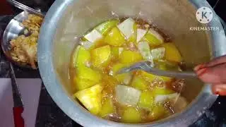 ఇంత పెద్ద కాయతో మొట్టమొదటిగా తయారు చేసిన స్వీట్ 😥😥