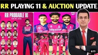 Rajasthan Royals IPL 2026 Auction Analysis  | Playing XI Retained Players & Full Squad😱