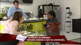 Luciana Gimenez no Entrevista de Emprego - Programa da Sabrina