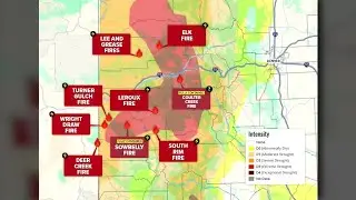 Colorado wildfires: Nearly 53k acres burned as 5 new fires ignite in western CO