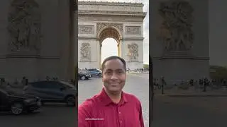 Arc de Triomphe |#champs&eacute;lys&eacute;es #paris #france #travelvlog #yt #seniorjournalist  #ranarizwanarshad